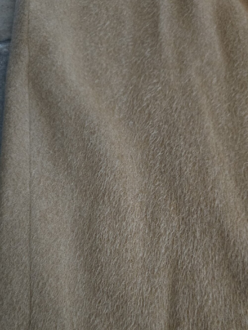 Vintage Brooks Brothers 100% Camel Hair Midi Pencil Skirt Pleated Tan Size 10 US - Picture 3 of 14